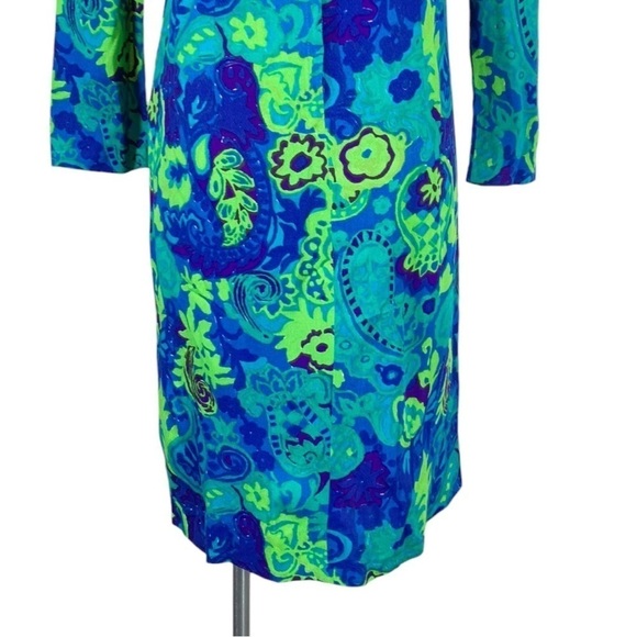 Vintage Unbranded Handmade Midi Shift Dress Size Small - Picture 10 of 12